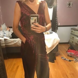 Velvet jumpsuit